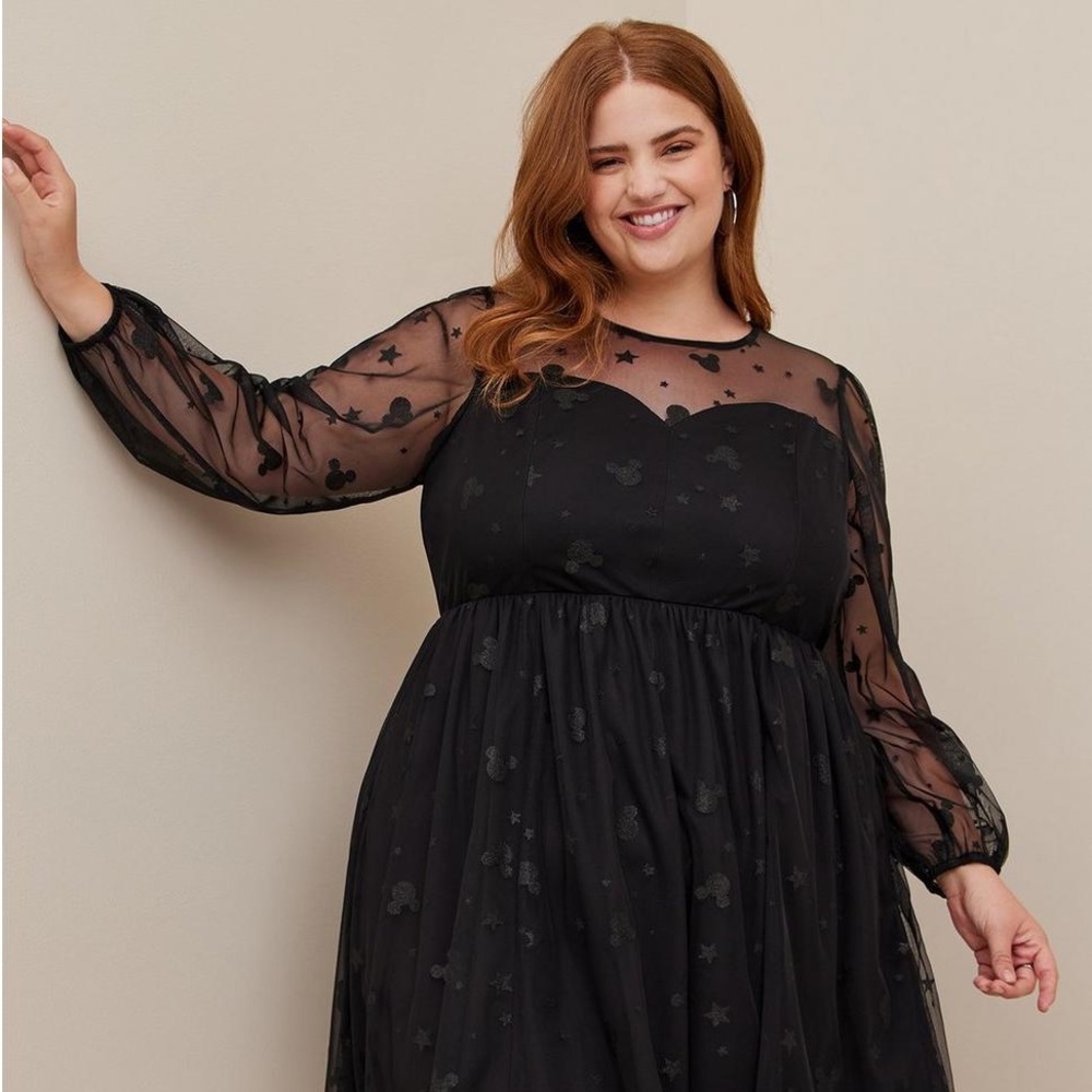 Torrid Mickey Mouse tulle dress